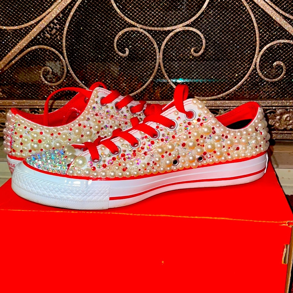 Personalized Bling Bride Converse